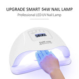LED Nail Lamp 80W Nail Dryer Machine UV Lamp For Curing UV Gel Nail Polish With Motion sensing LCD Display