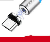 Udyr 1m, 2m Magnetic Cable Micro USB Type C Cable For iPhone Samsung Fast Charging Magnetic Charger USB Cables