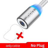 Udyr 1m, 2m Magnetic Cable Micro USB Type C Cable For iPhone Samsung Fast Charging Magnetic Charger USB Cables