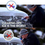Window Glass Cleaning Tool Scraper Outdoor Funnel Windshield Magic Snow Remover Car Tool Cone Shaped Ice Scraper
