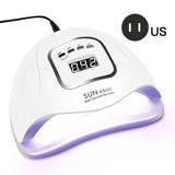 LED Nail Lamp 80W Nail Dryer Machine UV Lamp For Curing UV Gel Nail Polish With Motion sensing LCD Display