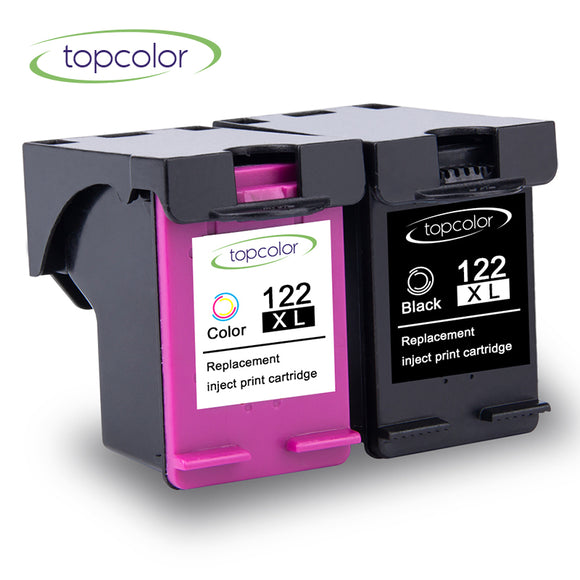 Black Ink Cartridge 122XL Fit for HP 122 XL hp122 CH563H CH564H Ink Box for HP Printer 5531 5532 5534 3512 3516 4639