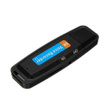U-Disk Digital Audio Voice Recorder Pen charger USB Flash Drive up to 32GB Micro SD TF High Quality J25